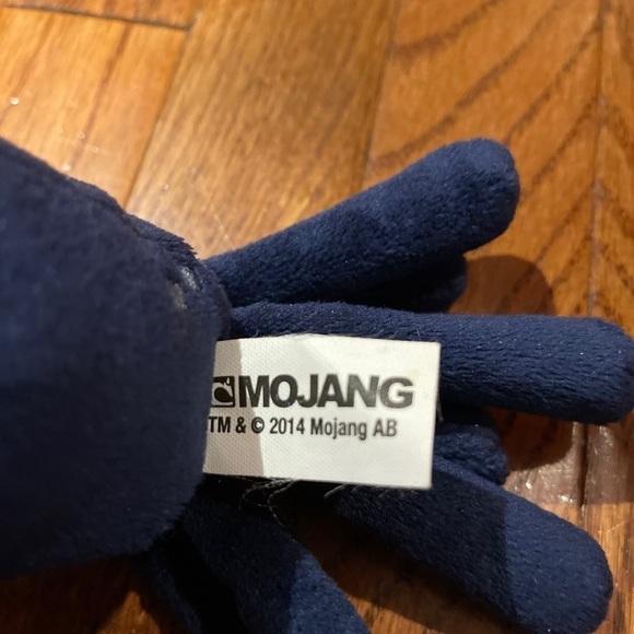 2014 Mojang Jazzwares Minecraft Blue Baby Squid Octopus Plush Toy Doll Figure 7" - Picture 5 of 7